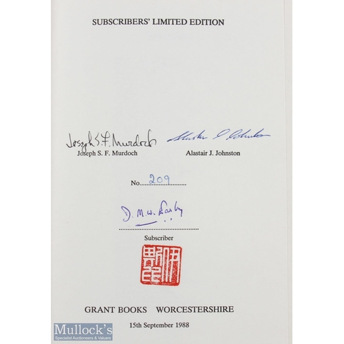 96 - Johnston, Alistair J and Murdoch, Joseph S F signed - 