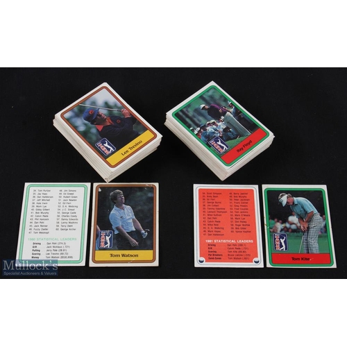 156 - 2x Early 1980s sets of US PGA Money Winners Golf Cards - 1980 Top 60 Money Winners Cards from No.1 T... 