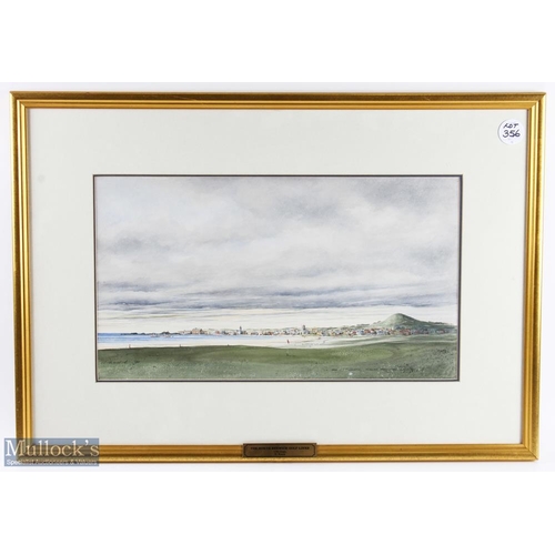 356 - G Bowie signed watercolour - 