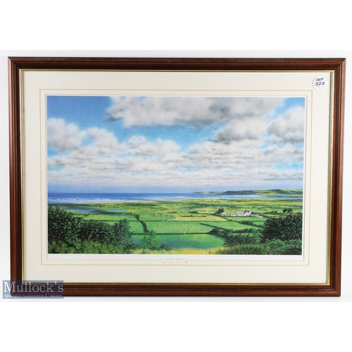 377 - S J Johnneson signed ltd ed colour golf print titled 