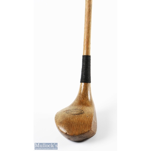 426 - Fine Peter McEwan, Huddersfield drop toed socket head driver - with horn sole insert and fitted with... 