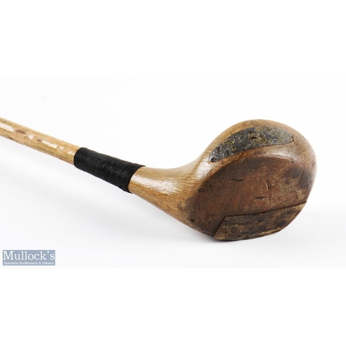 426 - Fine Peter McEwan, Huddersfield drop toed socket head driver - with horn sole insert and fitted with... 