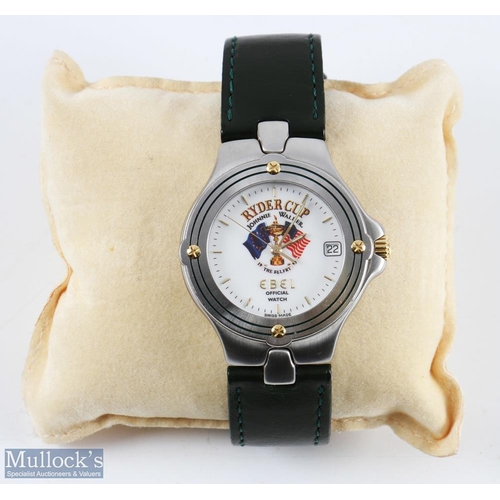 440a - Scarce 1993 Ryder Cup Official Johnny Walker Ebel Swiss Made Watch - quartz movement ltd ed no 225/7... 