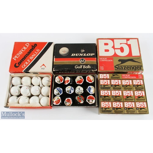 448 - Collection of 36x 1.62 wrapped and boxed Golf Balls -Slazenger B51 Medium Compression golf balls in ... 