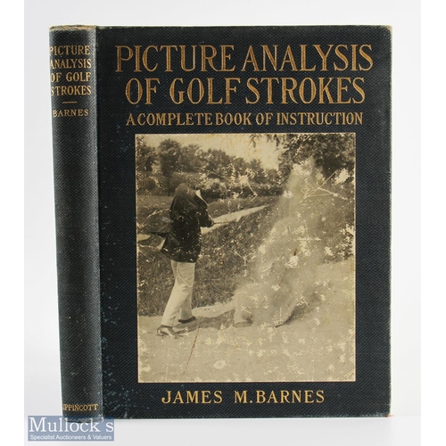 467 - Early 20th c US Golf Instruction Book - Barnes, James M - 