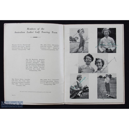 475 - Interesting Collection of Ladies Golf Union Signed Tour Programme and Women's Monthly Golf Magazines... 