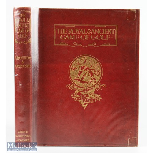 701 - The Royal & Ancient Game of Golf - 1912 ltd edition by Harold Hilton & Garden Smith #92 of 900 subsc... 