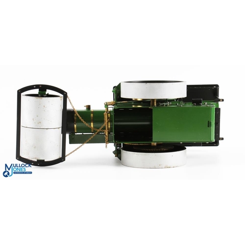 2 - D R Mercer (DRM) Birmingham Scale Live Steam Road Roller finished in green and black with black cano... 