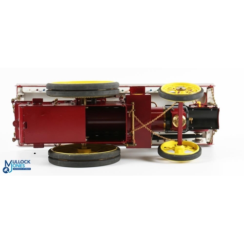 3 - D R Mercer (DRM) Birmingham Scale Live Steam Showman's Traction Engine finished in red and yellow wi... 