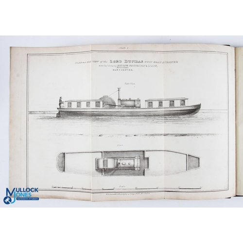 666 - 1831 Canals Book - Remarks on Canal Navigation, Illustrative of the Advantages of Steam, as a Moving... 