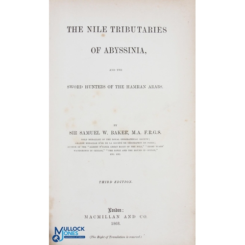 669 - Abyssinia - The Nile Tributaries of Abyssina and The Hamran Arabs Book 1868 by Samuel Baker, 568 pag... 