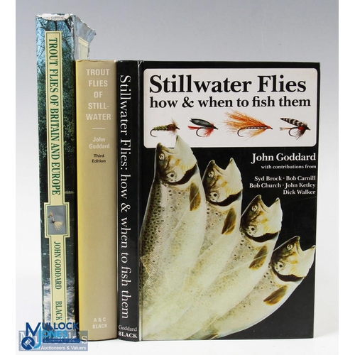 1164 - Trout Flies of Stillwater John Goddard 1977, Stillwater Flies How and When to Fish Them John Goddard... 