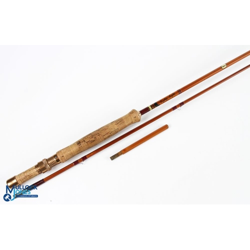 171 - Sharpes Aberdeen Eighty Eight impregnated split cane fly rod 8ft 8