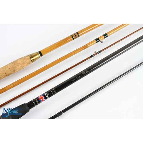 175 - Daiwa Pro Carbon Carp 11ft 2pc composite grips with up locking reel seat, lined rings throughout, MC... 