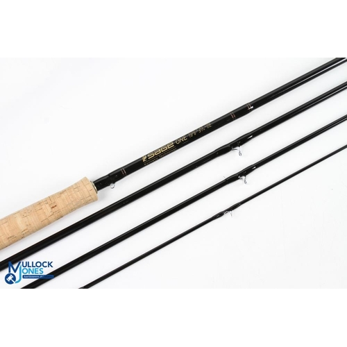 218 - A superb Sage One 5100-4 Kinetic Technology carbon trout fly rod - 3 1/16oz, 10' 4pc, line 5#, alloy... 