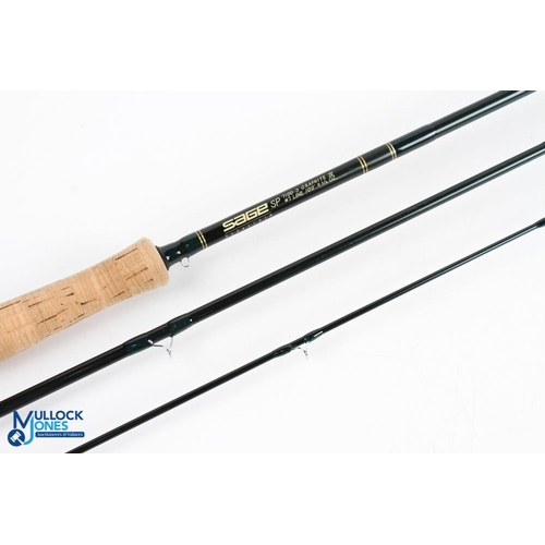 222 - Sage SP Durascrim 7100-3 Graphite IV carbon trout fly rod, 4 3/8oz, 10' 3pc, line 7#, double alloy u... 