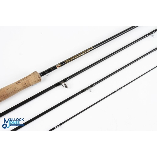 226 - Fulling Mill World Class FM-GX Gold carbon pike fly rod No GX-1094-0318, 10' 4pc line 10#, alloy dou... 