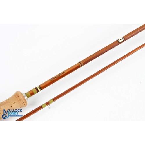 Sharpes Aberdeen "The Fario Club" split cane impregnated trout rod 8ft