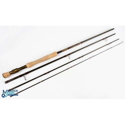 42 - G Loomis USA Cross Current GLX carbon fly rod 9ft 4pc line 11#, double uplocking reel seat with carb... 