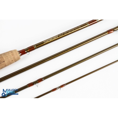 45 - Sage SLT 590-4 No Y37988 IIIe, carbon fly rod, WT 3.25oz, 9ft 4pc line 5#, alloy uplocking reel seat... 