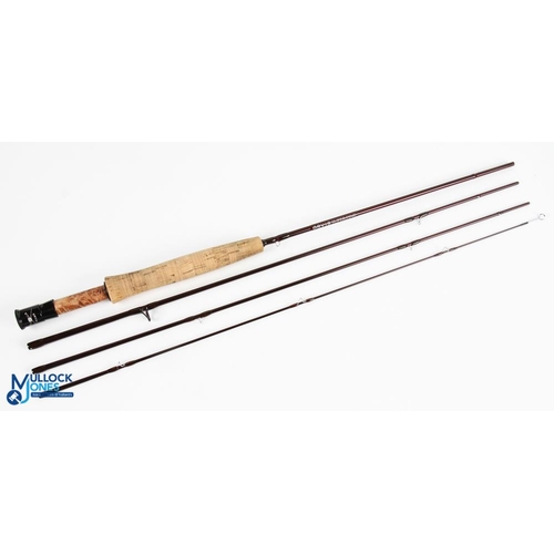 49 - Orvis USA Superfine Full Flex brook carbon fly rod, WT 2 1/8oz, alloy uplocking reel seat with burr ... 