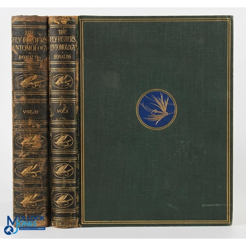 513 - Ronalds, Alfred - 'The Fly-Fishers Entomology' 1913 Liverpool, 11th edition, edition de-luxe limited... 