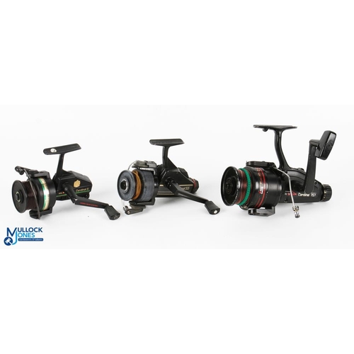 847 - Collection of Abu Cardinal reels, as follows: Abu 55 high speed, good bail, rear tensioner, light us... 