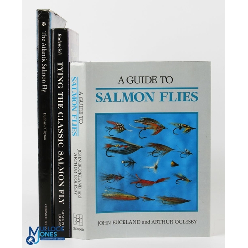 93 - 3x Salmon Fly Tying Books, to include A Guide to Salmon Flies John Buckland & Arthur Oglesby 1990, T... 