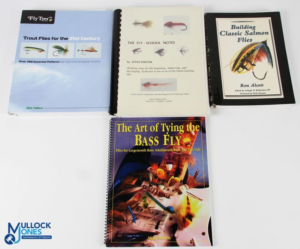 4 Fly Fishing Fly-Tying Books, all P/b ring bound books to include: Fly  Tyer Books Trout Flies For T