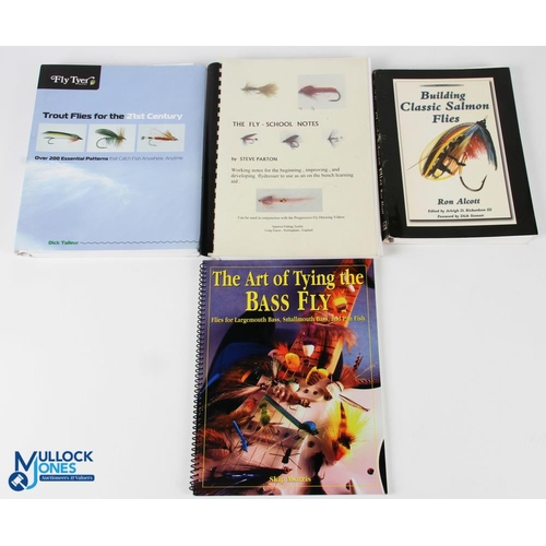 96 - 4 Fly Fishing Fly-Tying Books, all P/b ring bound books to include: Fly Tyer Books Trout Flies For T... 