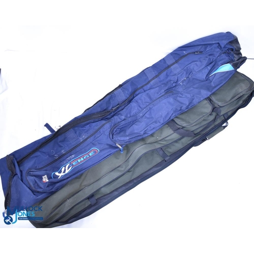 1115 - 2x Large Rod Bags, Abu Garcia XL-ence with multi pockets/zips, crane sports rod bag - both in used c... 