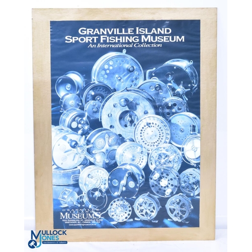 1168 - Granville Island Sport Fishing Museum Poster, mounted on card-size #53cm x 68cm