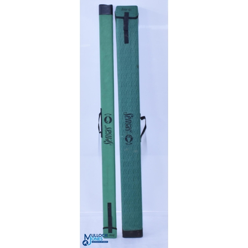 543 - 2x Sensas Rigid Top Kit Storage Cases, a 2 section case and a 6 sectioned case