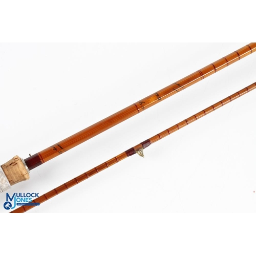 897 - B James & Son Ealing, London - Richard Walker Mk IV Avon split cane rod 10' 2pc, 24