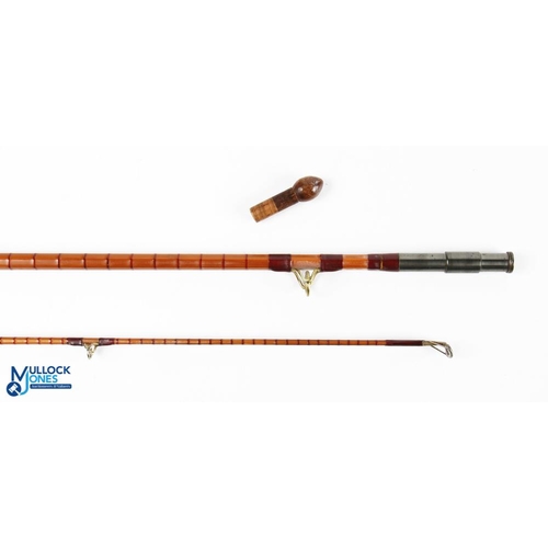 897 - B James & Son Ealing, London - Richard Walker Mk IV Avon split cane rod 10' 2pc, 24