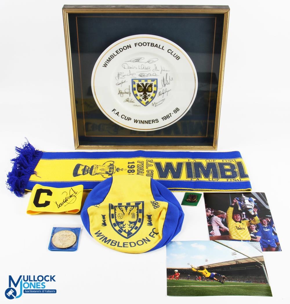 1987/88ウィンブルドンfc FAカップ優勝アウェイ復刻ユニフォーム