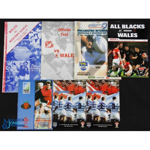 104 - Wales Overseas Rugby Programme 'Doublers' (7): All already included in the previous lot: in Argentin... 