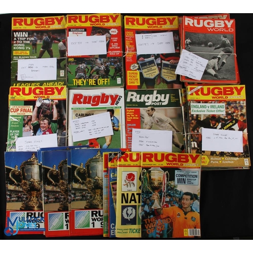 120 - Rugby World Magazine Selection (Qty): 2 boxes, most modern with some spares already in the immediate... 
