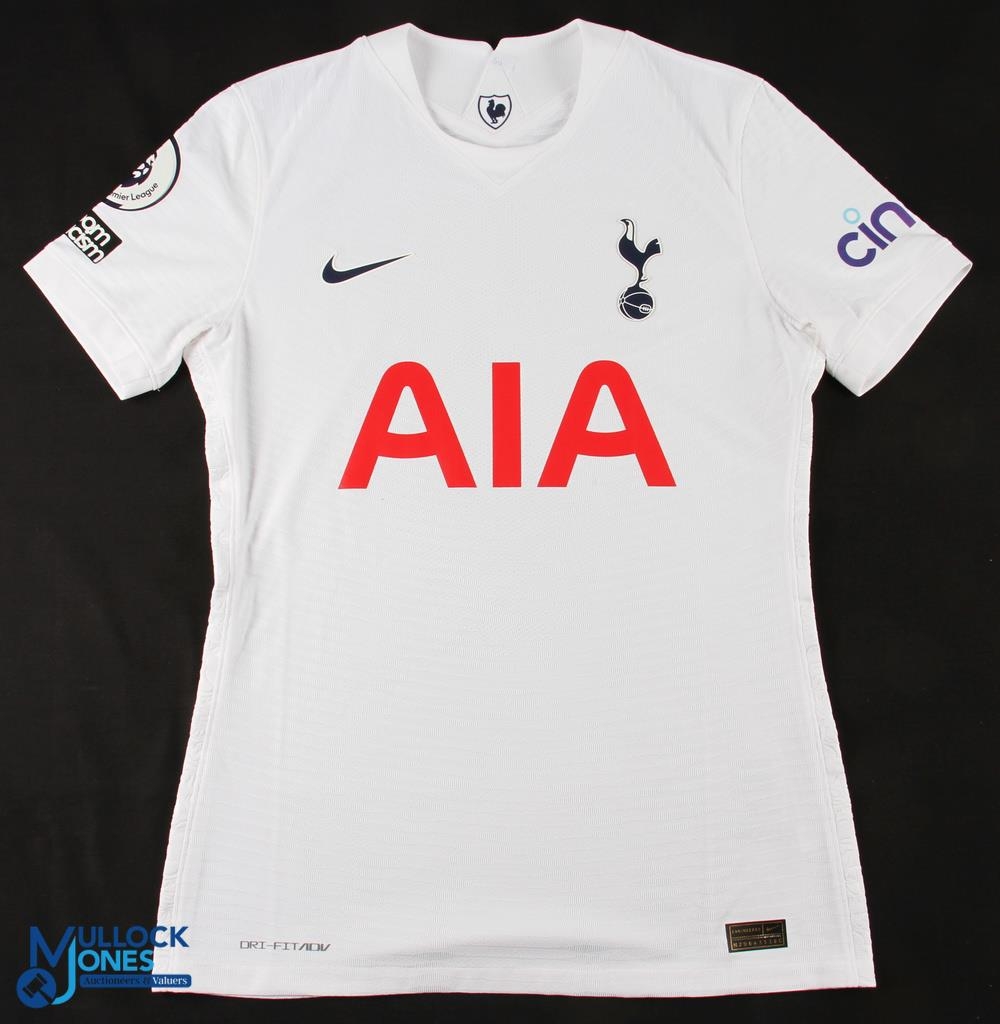 Son Heung-min No 7 Tottenham Hotspur 2021/22 home match issue football shirt  - Nike / AIA, PL, No to