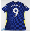 プレミア　Chelsea FC Nike LUKAKU 9 ユニフォーム 2021-22 Chelsea Home Shirt Lukaku #9 - 4/10 - (L)