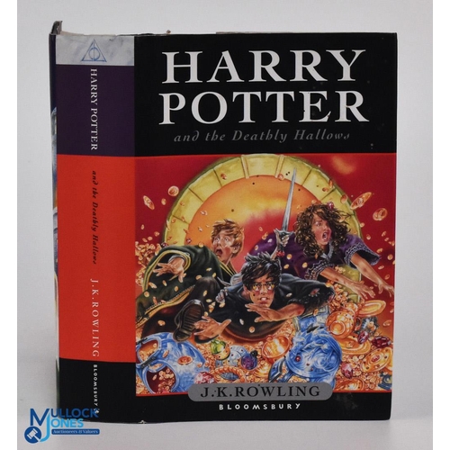 1014 - Harry Potter Book Selection (4) features Harry Potter and the Deathly Hallows 2007, first edition of... 