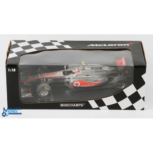 104 - Jenson Button 2011 Vodafone McLaren Mercedes MP4-26 Minichamps 1:18 Diecast Model 530 111804 - boxed