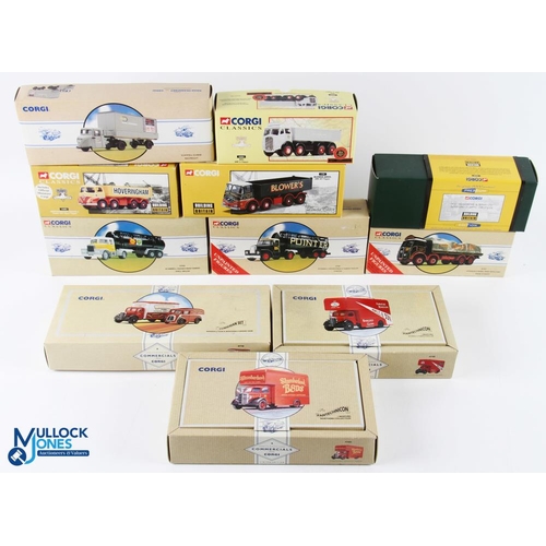 109 - Selection of Corgi Commercial & Road Transport Diecast Toys (11) featuring Railfreight Scammell 9791... 