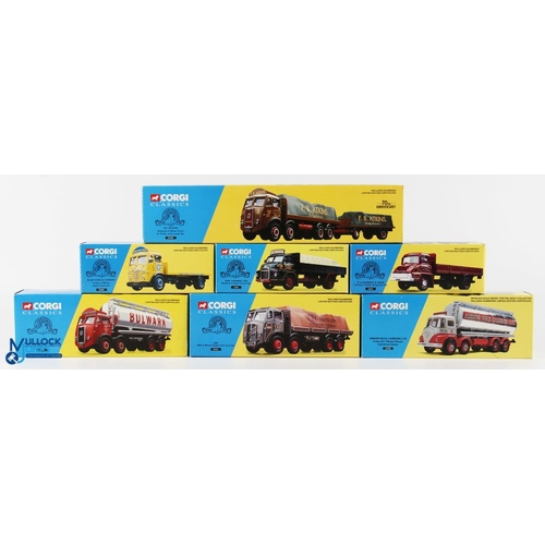 111 - Selection of Corgi Classics Commercial Diecast Toys (7) featuring F.B Atkins Atkinson 8 Wheel truck ... 