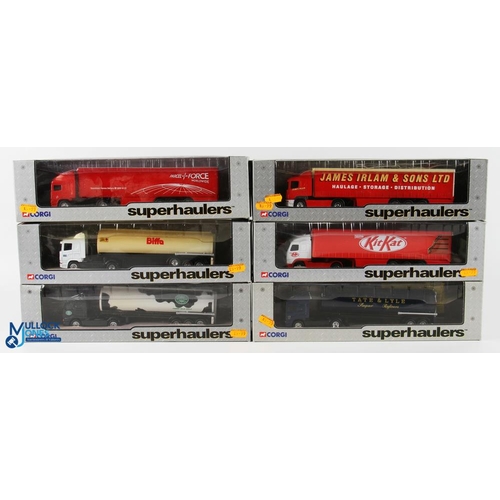 140 - Corgi Superhaulers Commercial Lorry Diecasts (6) - inc 59542, 59544, 59549, 59509, 59511 and 59515, ... 