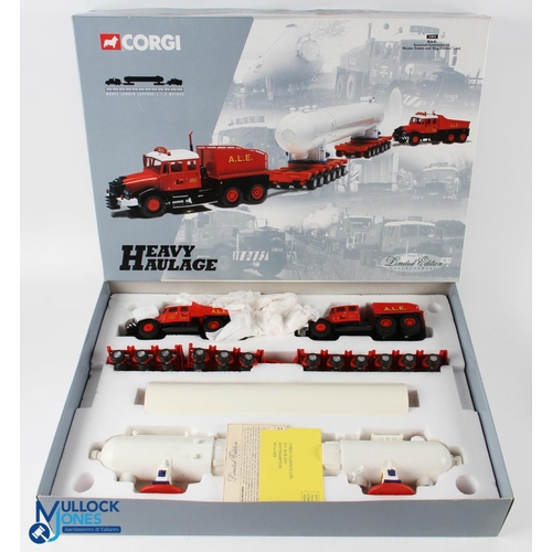 147 - Corgi Heavy Haulage Boxed Set - 31013 A.L.E. Scammell Contractor x2 Nicolas trailers and 'Slug Catch... 