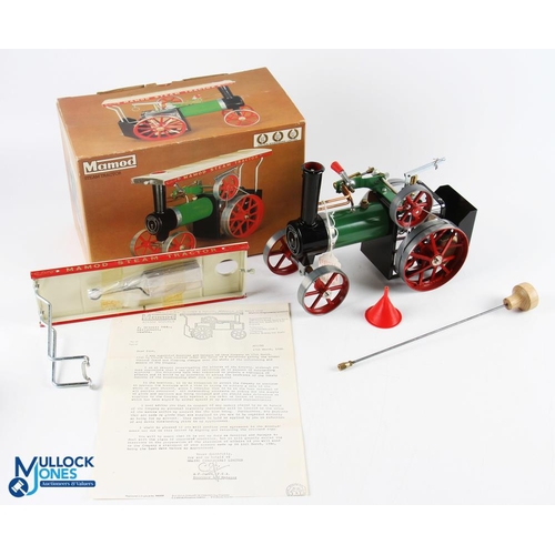 15 - Mamod Live Steam Traction Engine TE1a, unused mint 1973 model with all original box and inserts, swi... 