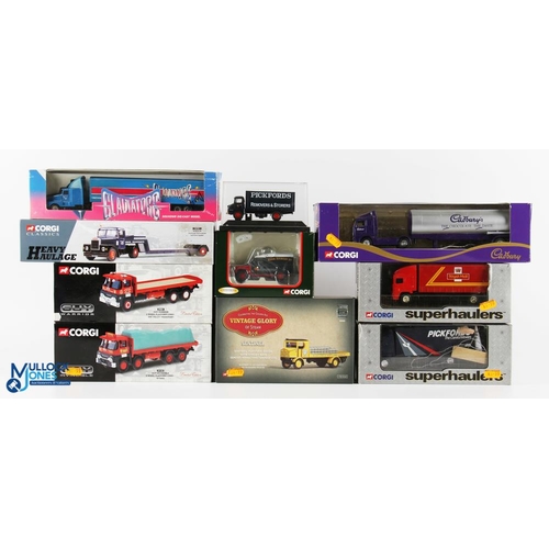 154 - 8x Assorted Boxed Corgi Diecasts - including Heavy Haulage, Guy Warrior, Vintage Glory or Steam and ... 