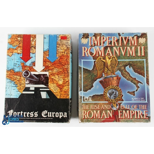 159 - 2 Period Military Board Games to include Fortress Europa Avalon Hill historical board game, Imperivm... 