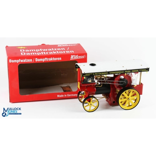 18 - Wilesco D409 Live Stean Showman's Engine, unused as new unfired condition, in original box with inse... 